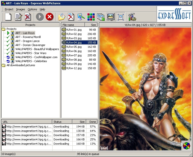 Express WebPictures Screenshot